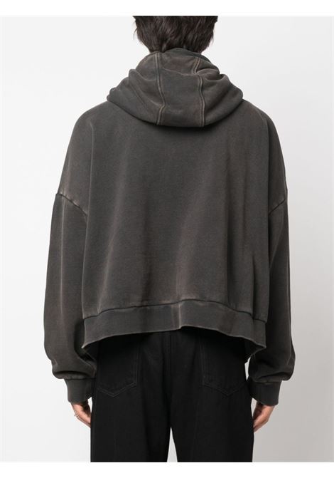 Washed black zip-up hooded sweatshirt Entire Studios - unisex ENTIRE STUDIOS | ES2106WB